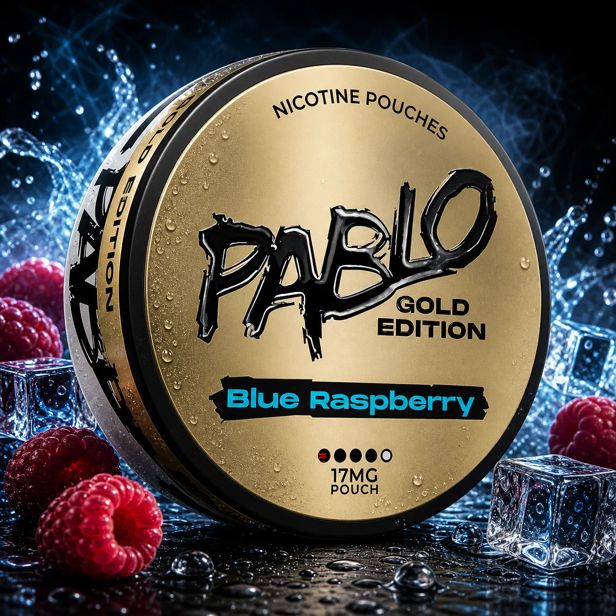 Pablo Gold Edition Blue Raspberry